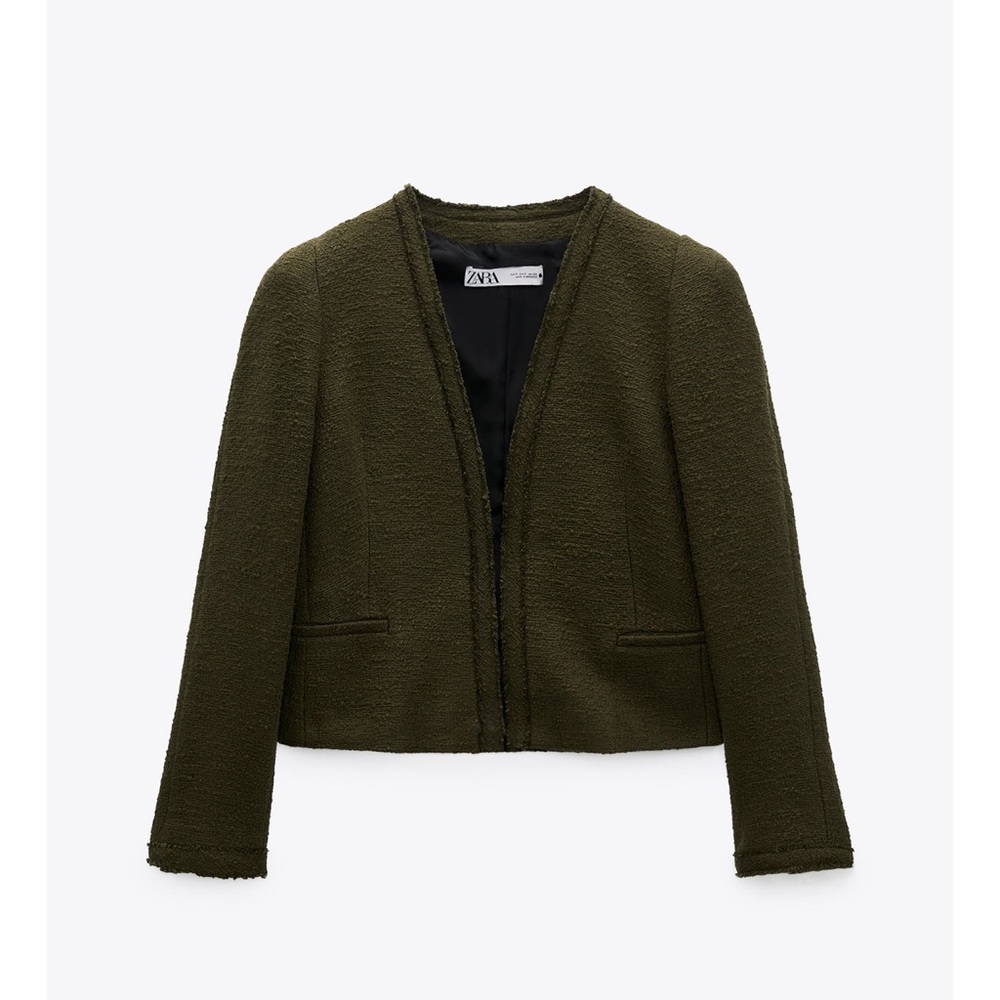 NWOT Zara Textured Jacket Blazer
